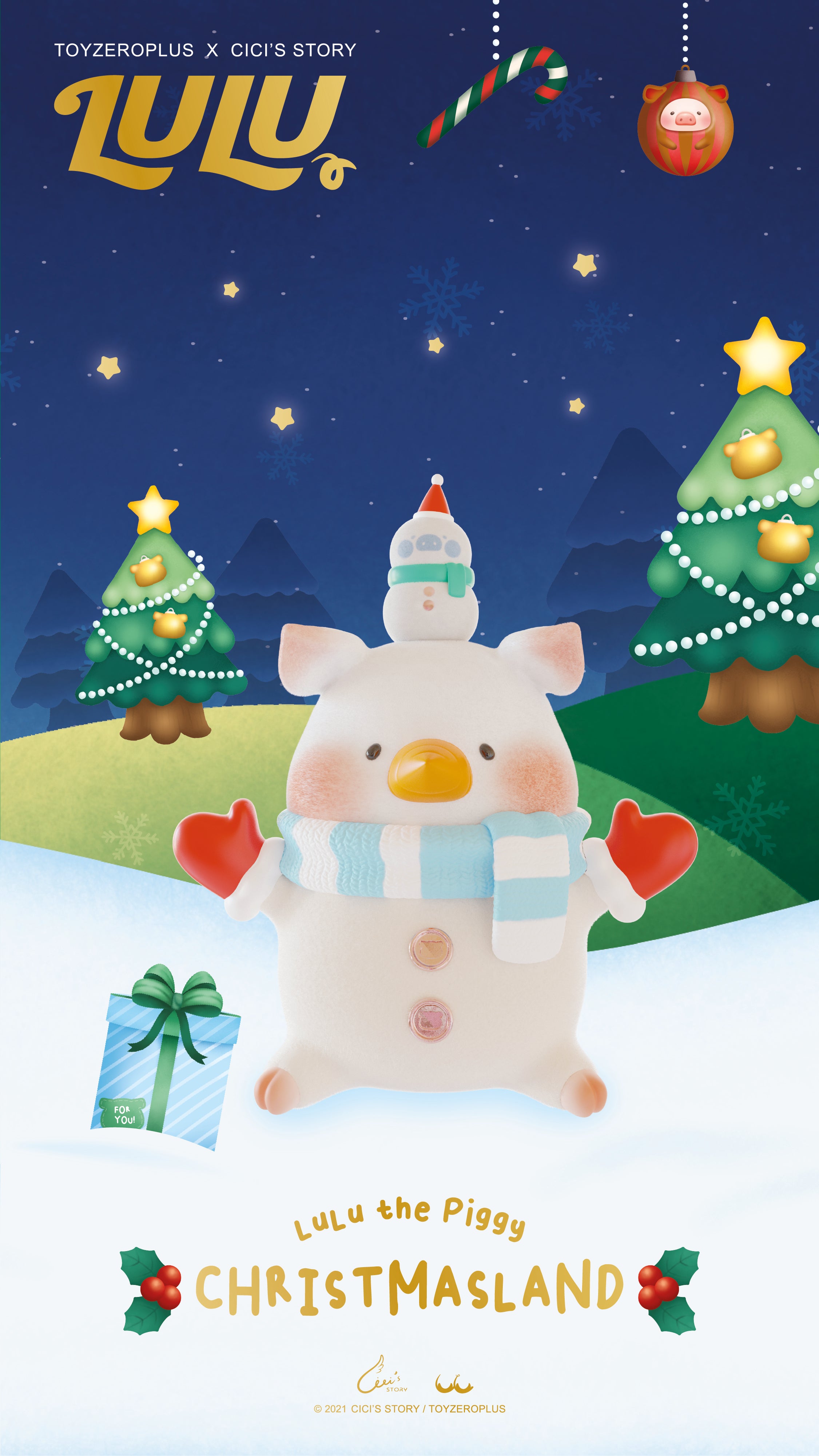 LuLu The Piggy Christmasland blind box by Cici’s Story
