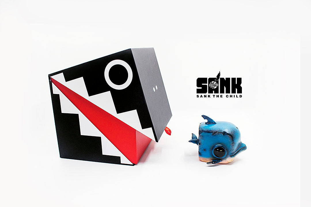 Cube Dolphin - Blue Ocean by Sank Toys