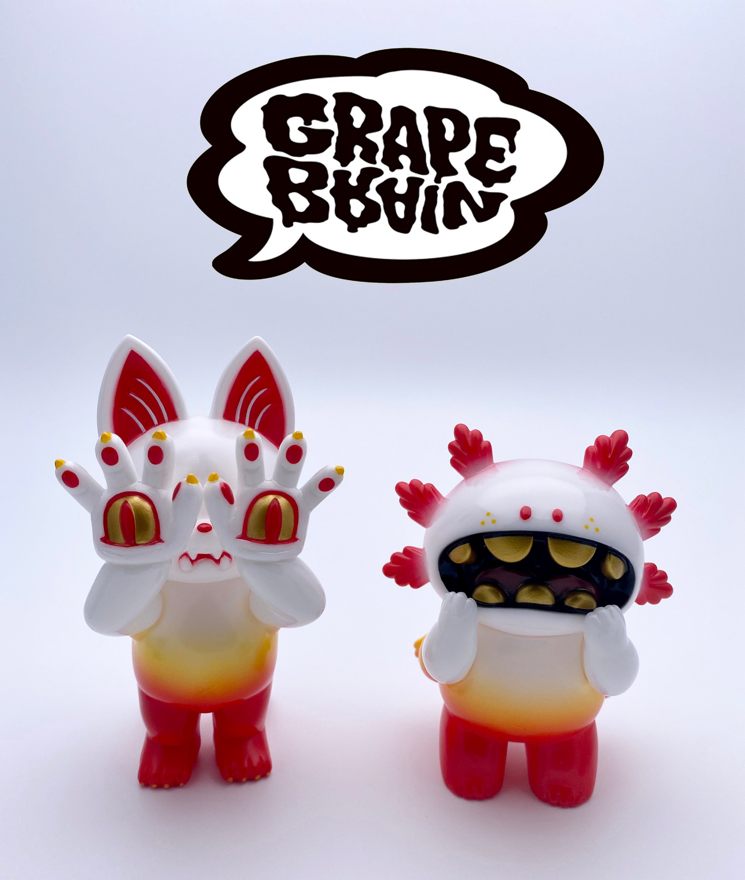MACARONI - Red Flame by Grape Brain - Strangecat Exclusive