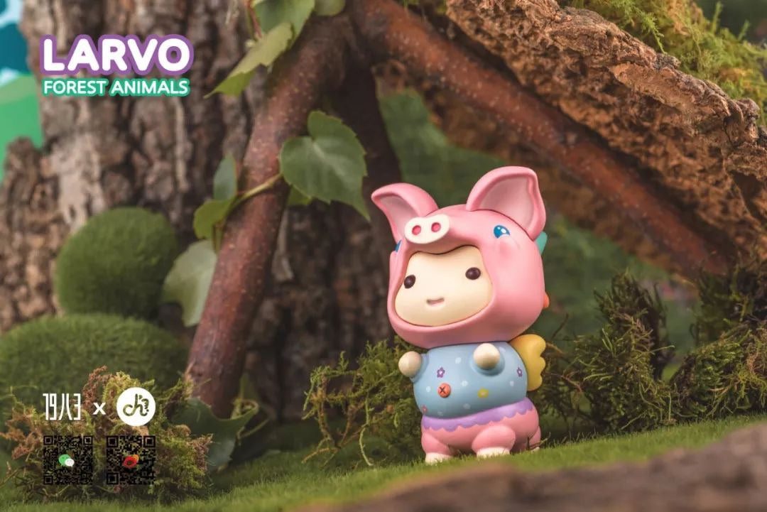 Larvo Forest Animals Series by Playgrounders x 1983 Toys