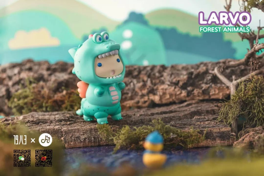 Larvo Forest Animals Series by Playgrounders x 1983 Toys