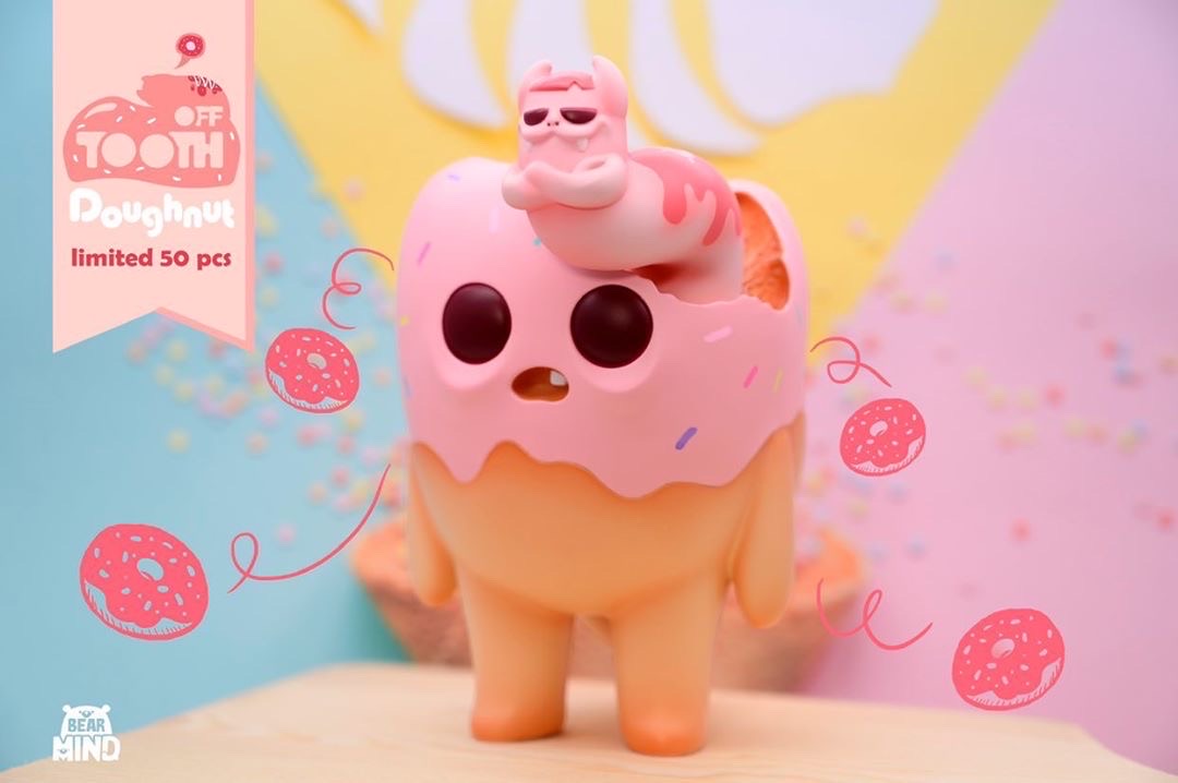 Tooth off - Pink Doughnut Tooth by Bear In Mind Toys