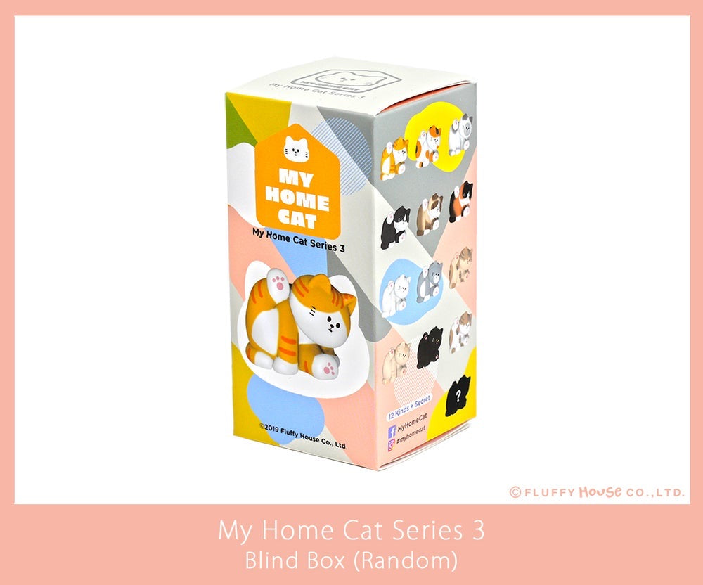 Fluffy House My Home Cat Blind Box My Home Cat Mini Series Blind