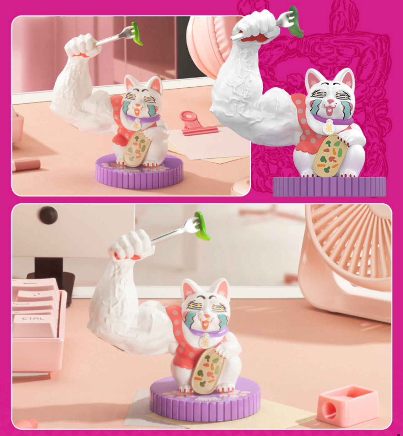Great Power Lucky Fortune Cat Workers Blind Box Series