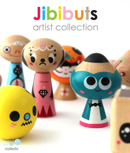 Jibibuts Artist Series - Wooden Blindbox by Noferin