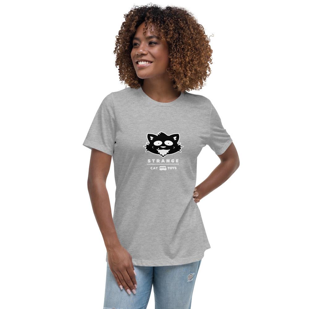 Strangecat Logo Women's Relaxed T-Shirt