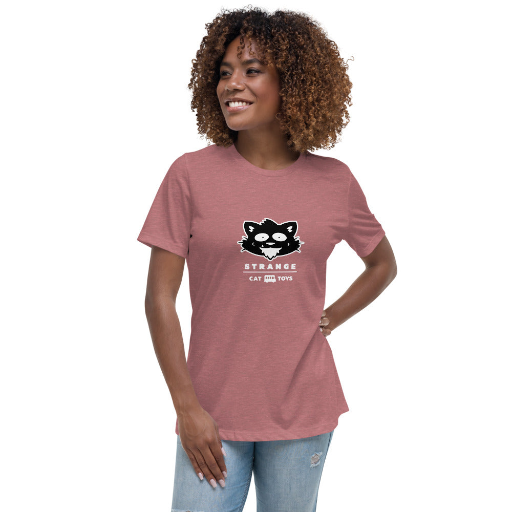 Strangecat Logo Women's Relaxed T-Shirt