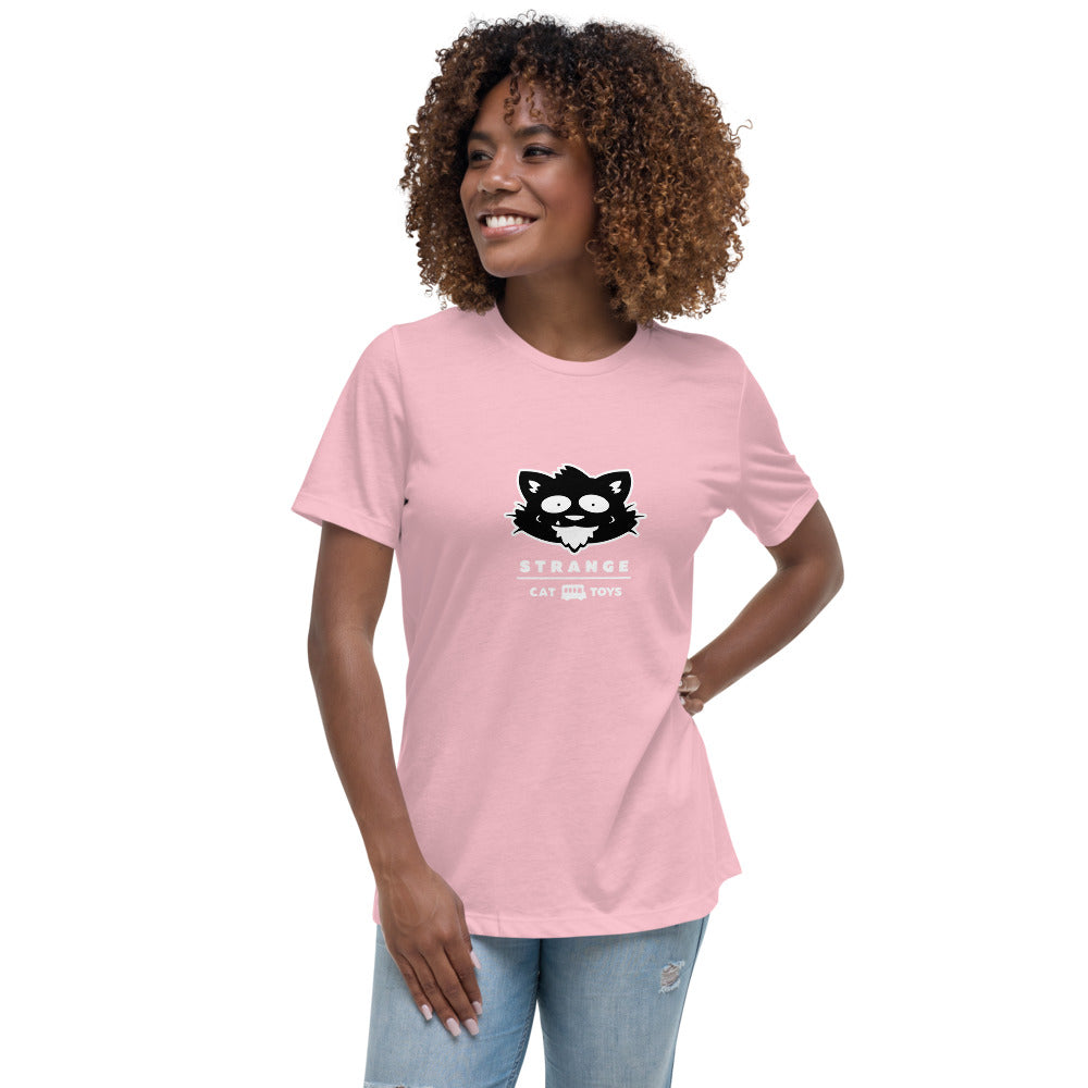Strangecat Logo Women's Relaxed T-Shirt
