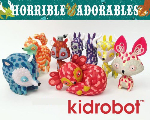 Horrible Adorables by Jordan Elise x Kidrobot(Complete Set of 7)