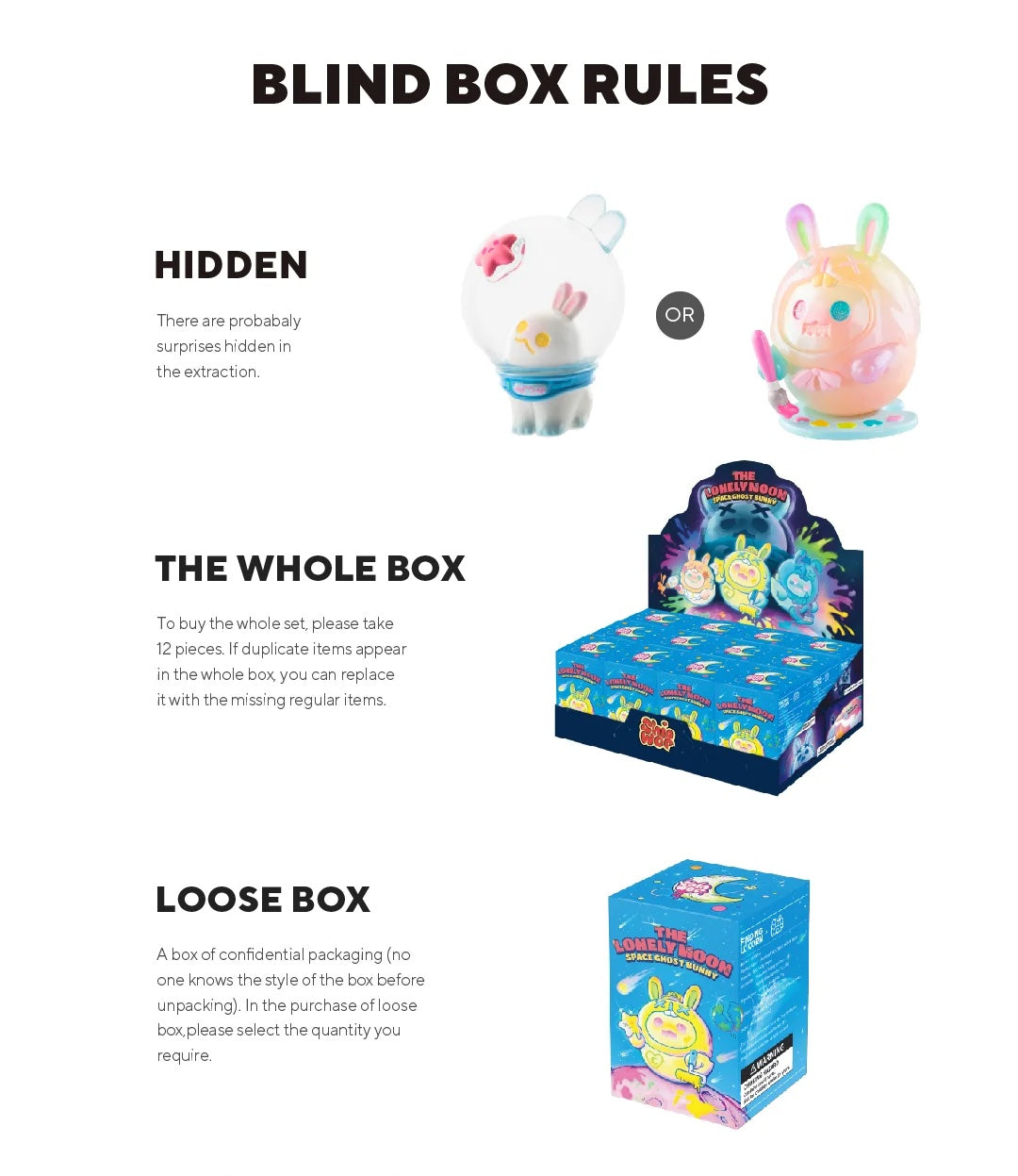 ShinWoo THE LONELY MOON Blind Box Series