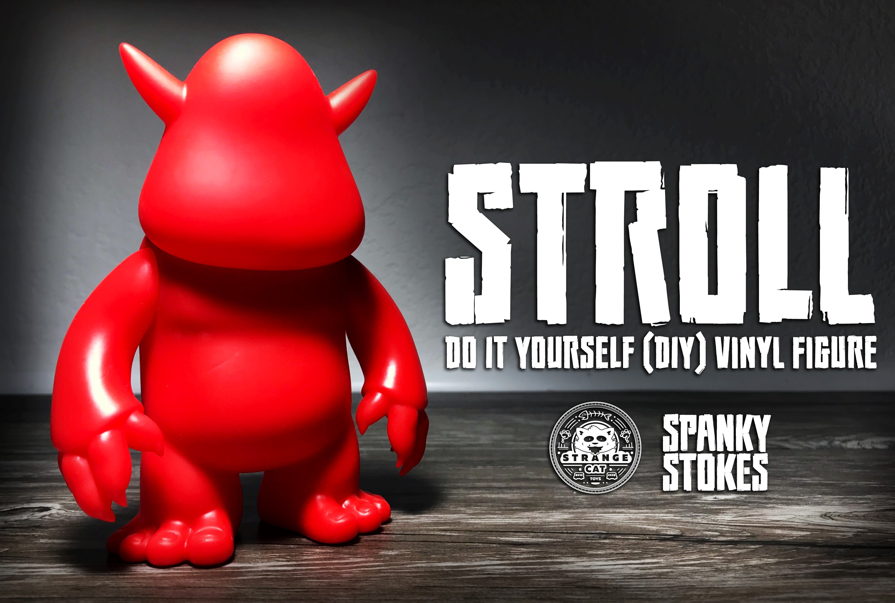 Stroll DIY Red Vinyl by Spanky Stokes
