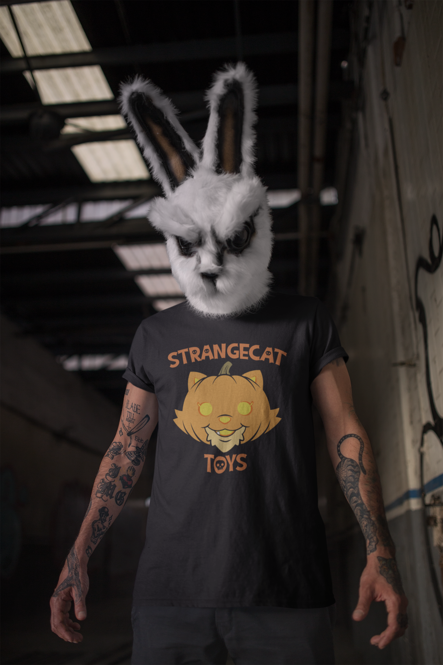 Strangecat Grandpa-lantern Halloween Shirt by Prime